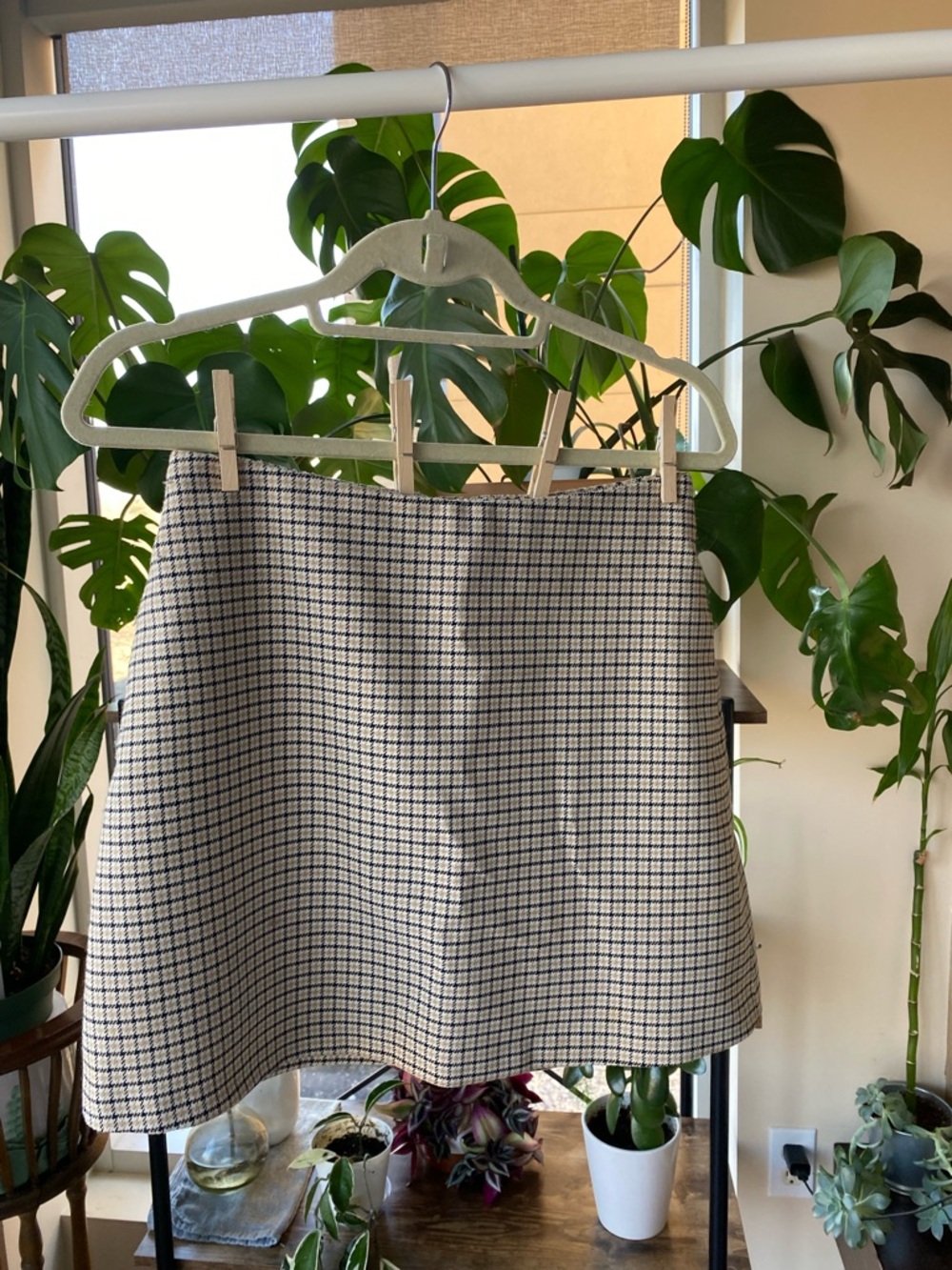 Wilfred Aritzia Plaid Skirt